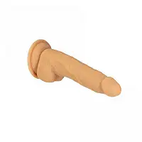 Фалоімітатор Naked Addiction - 8″ Silicone Dual Density Dildo Vanilla, віброкуля в подарунок