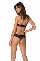 Комплект DOLLY SET WITH OPEN BRA black L/XL Passion