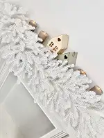 Хвойна гірлянда Traditional лита біла 2 м