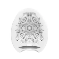 Мастурбатор-яйце Tenga Egg Snow Crystal з охолоджувальним лубрикантом