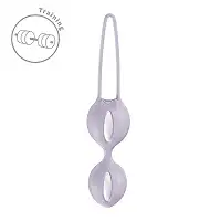 Вагінальні кульки Fun Factory SMARTBALLS DUO Purple, 2 шт, діаметр 3,2 та 3,6 см