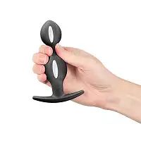 Анальні кульки Fun Factory B BALLS DUO Black, ефект вібрації, діаметр 3,2 та 3,6 см