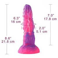 Силіконовий дилдо Hismith Silicone Tentacle Dildo Monster Series