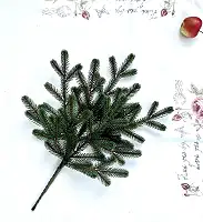 Гілки хвойні штучні Traditional 60 см зелені (упаковка 15 штук)