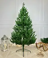 Штучна ялинка Traditional 160 см зелена (100% лита хвоя, металева підставка)