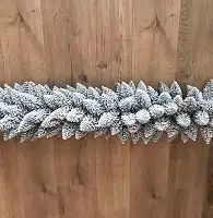 Гірлянда хвойна Elegant з плівки 3 м засніжена