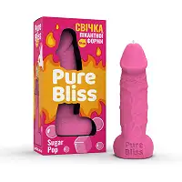 Ароматна свічка пікантної форми Pure Bliss Pink Sugar Pop (Жуйка) 18 см