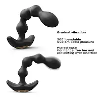Анальний вібратор-намисто Dorcel FLEXI BALLS, гнучкий стовбур, пульт ДК