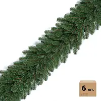 Хвойні гірлянди Lux литі зелені (упаковка 6 штук по 1,2 м)