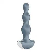 Анальний стимулятор-намистини з двома моторами Satisfyer Lolli-Plug 2 ice blue