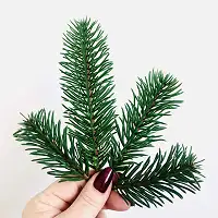 Штучна хвоя, гілочки ялинки для рукоділля (набор 600 шт.) зелений
