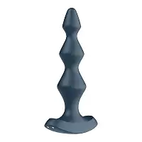 Анальний стимулятор-намистини з двома моторами Satisfyer Lolli-Plug 1 Dark teal