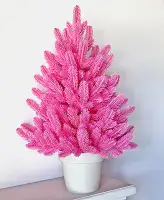 Штучна рожева ялинка лита Elegant Marshmallow Pink, 70 см