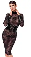 Сукня Noir Handmade F375 Noirelle Lace Corset Midi dress M