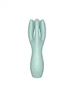 Кліторальний вібратор Satisfyer Threesome 3 Mint з трьома пальчиками
