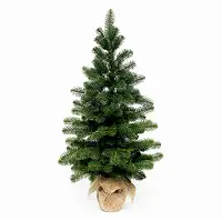 Ялинка лита Premium в мішковині 90 см зелена