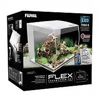 Акваріум Fluval FLEX з обладнанням, білий, 57 л