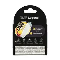 Презервативи ONE Legend Extra Large 3 шт, картонна коробка