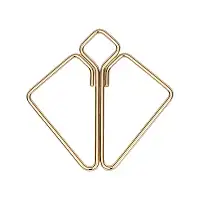 Затискачі для сосків з важкою підвіскою LOCKINK Nipple Clamps with Heavy Pendant - Golden