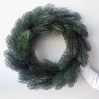 Вінок хвойний Сосна литий d-60 см зелений