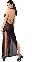Сукня Noir Handmade F372 Onyx Twin-slit Long dress XL