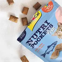 Ласощі для котів GimCat Nutri Pockets Fish Лосось 60 г