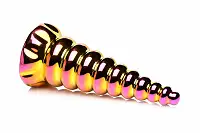 Фентезійний фалоімітатор Creature Cocks Twilight Rainbow Glass Dildo