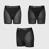 Шорти з фіксацією ділдо Strap-On-Me Harness Lingerie Halo - XS - Black