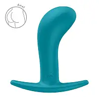 Анальна пробка Fun Factory BOOTIE L Aquamarine, діаметр 3,8 см, тонкий обмежувач