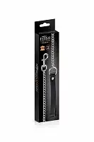 Повідець Fetish Tentation Premium Metal leash with cowhide leather wrist 72 см