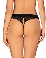 Трусики Obsessive Chemeris crotchless panties XS/S
