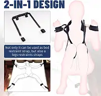 БДСМ-набір LOCKINK YEAHWOW Bed Restraint set