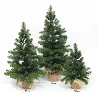 Ялинка лита Premium в мішковині 90 см зелена