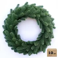 Вінки хвойні різдвяні Traditional литі d-40 см зелені (упаковка 10 шт.)
