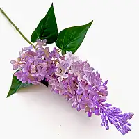 Бузок латексний світло-синій 71 см, гілка бузку декоративна, штучні квітис