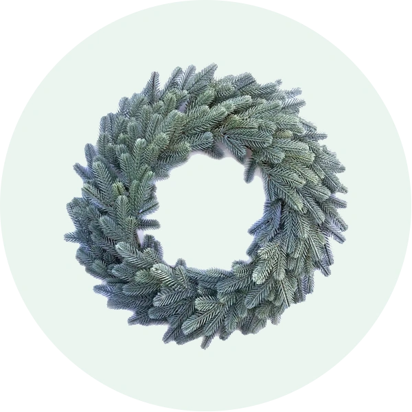 Вінки з литої хвої