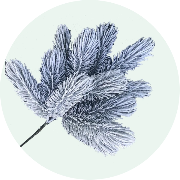 Декоративні литі гілки Сосна