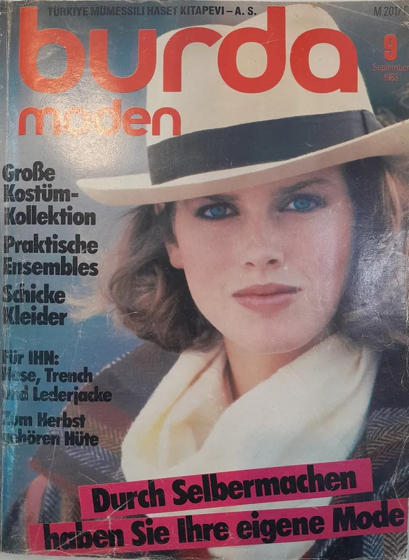 Burda Dergisş 1983/9 Eylül Almanca