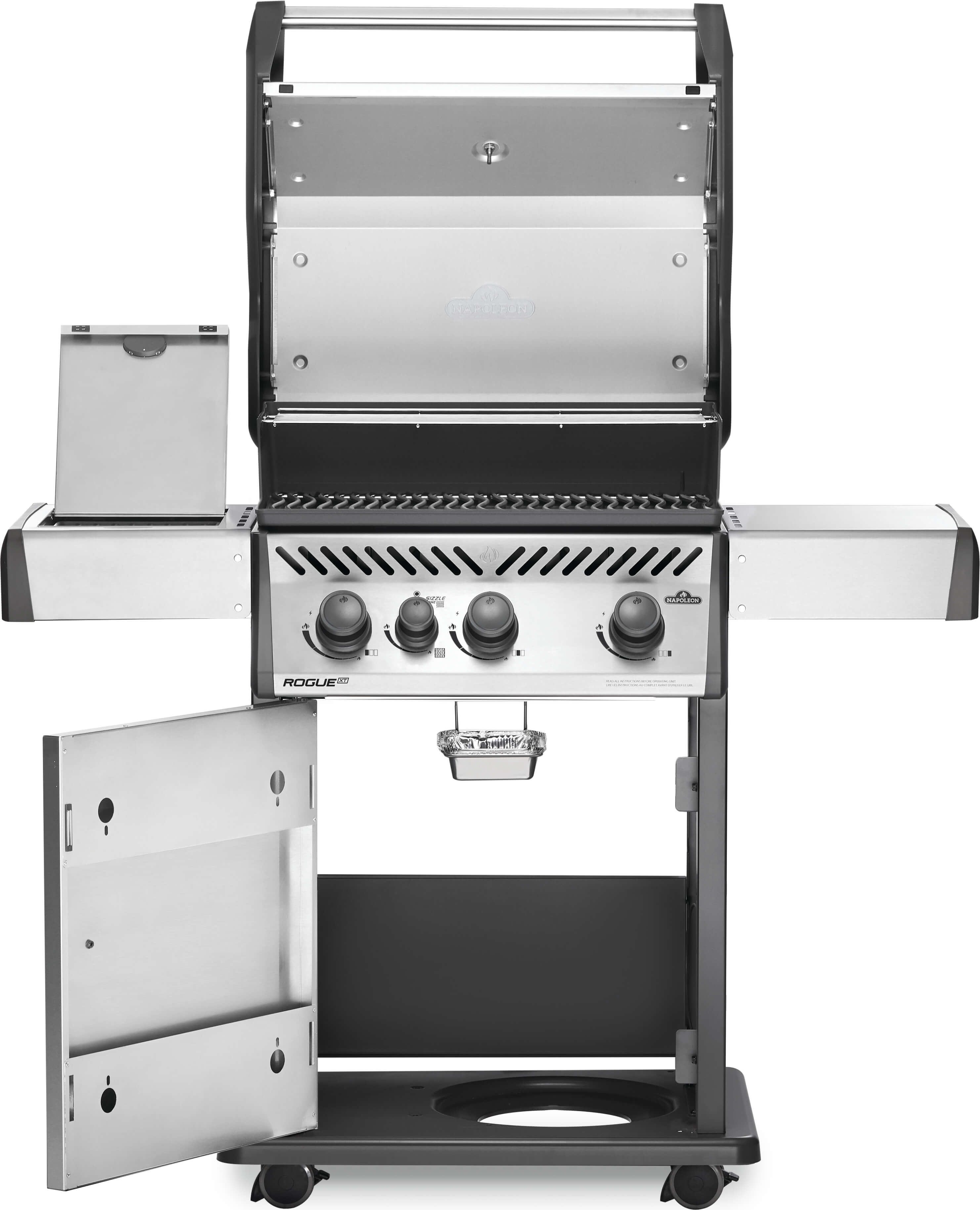 Napoleon Rogue® XT 425 Propane Gas Grill with Infrared Side Burner, Stainless Steel - Image 9