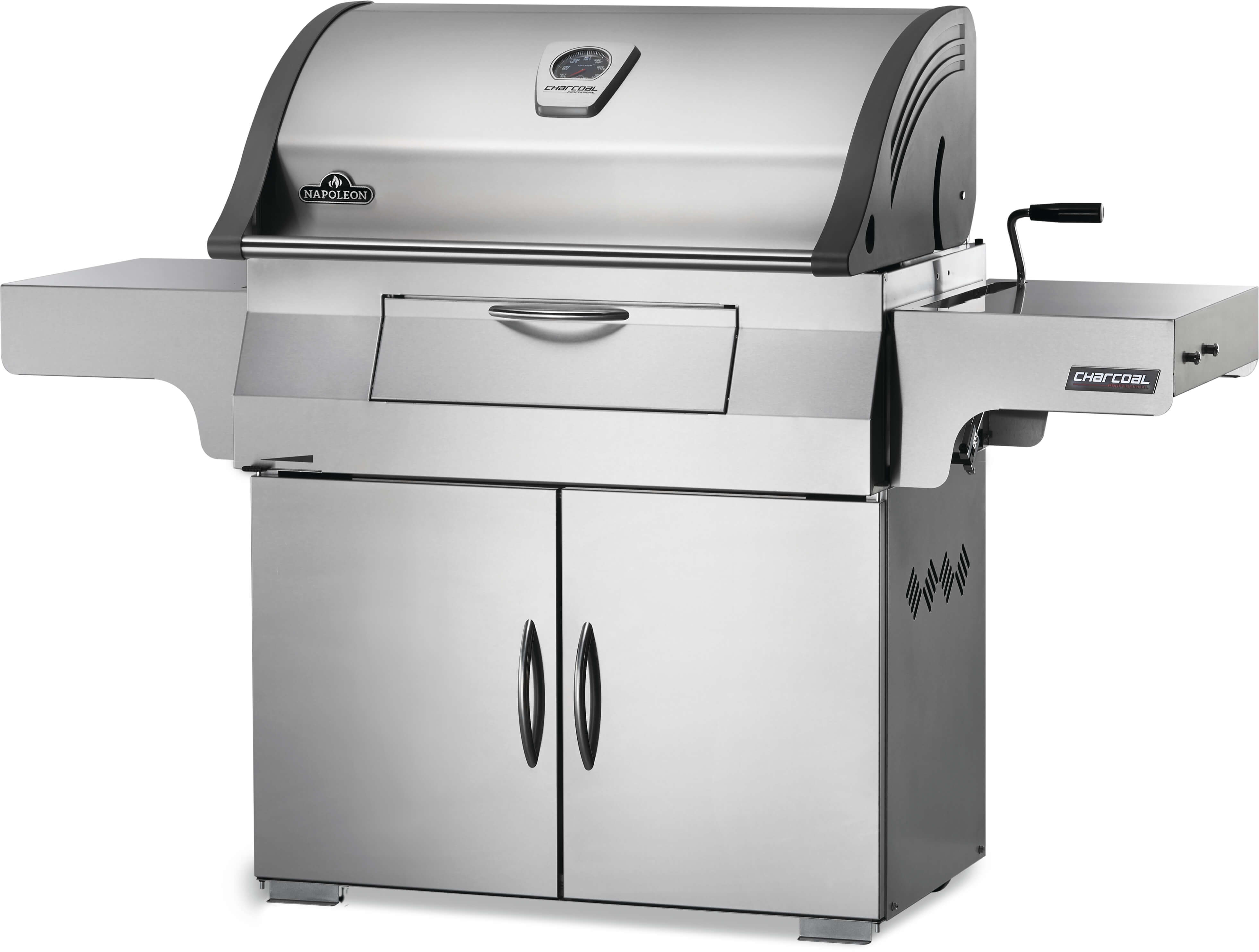 Napoleon Charcoal Professional Grill, Stainless Steel - Image 2
