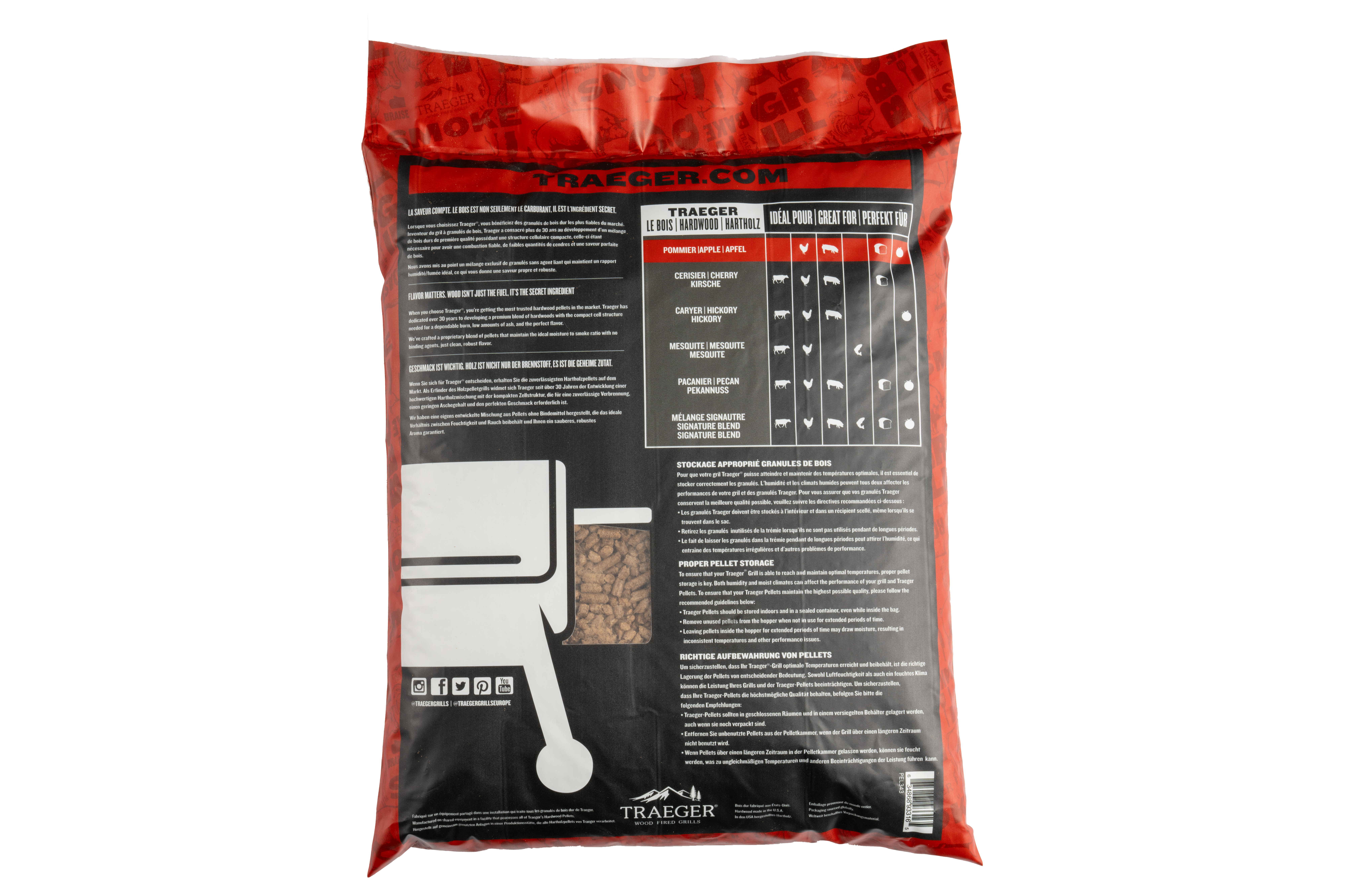Traeger Apple Bbq Wood Pellets - Image 2