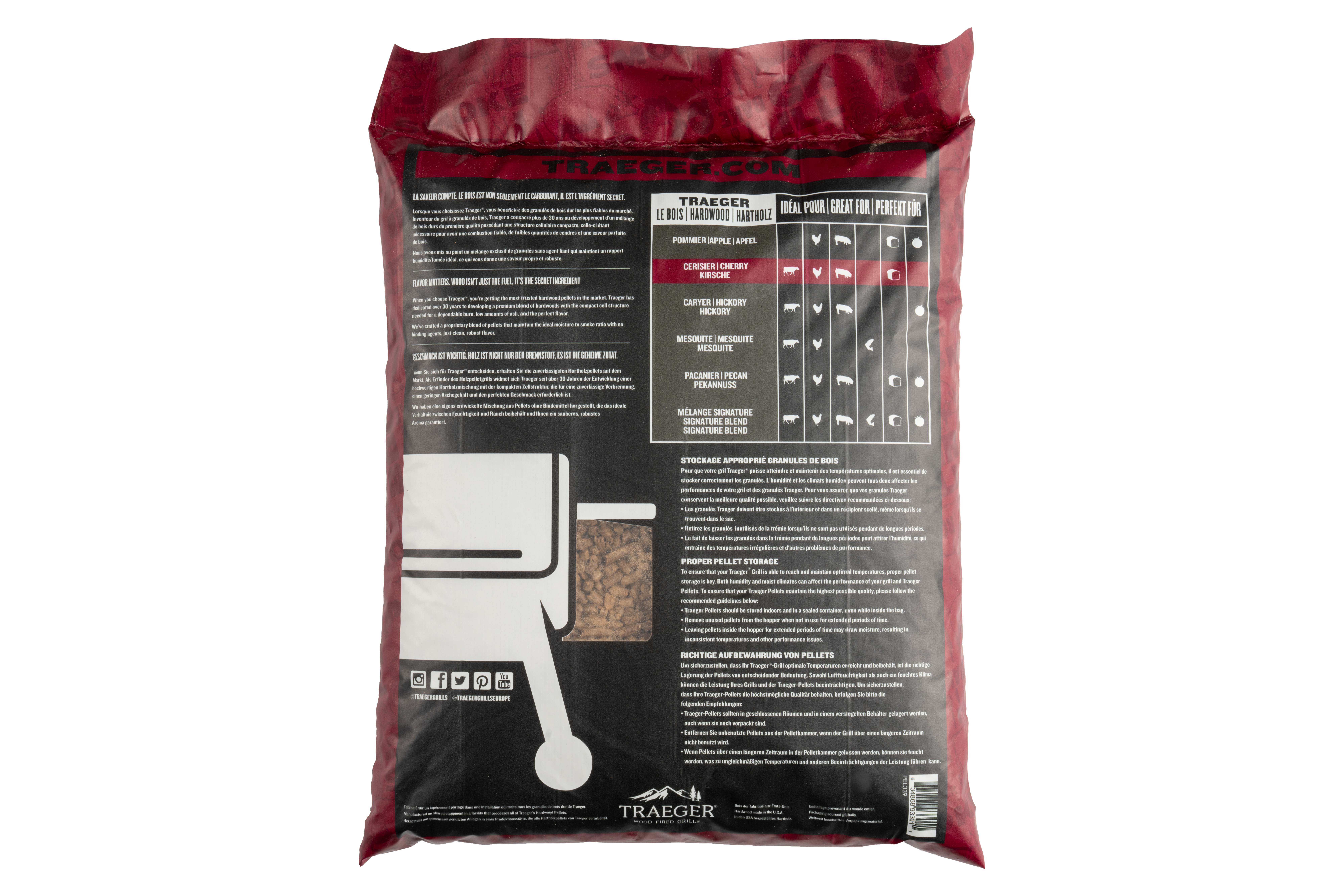 Traeger Cherry Bbq Wood Pellets - Image 2