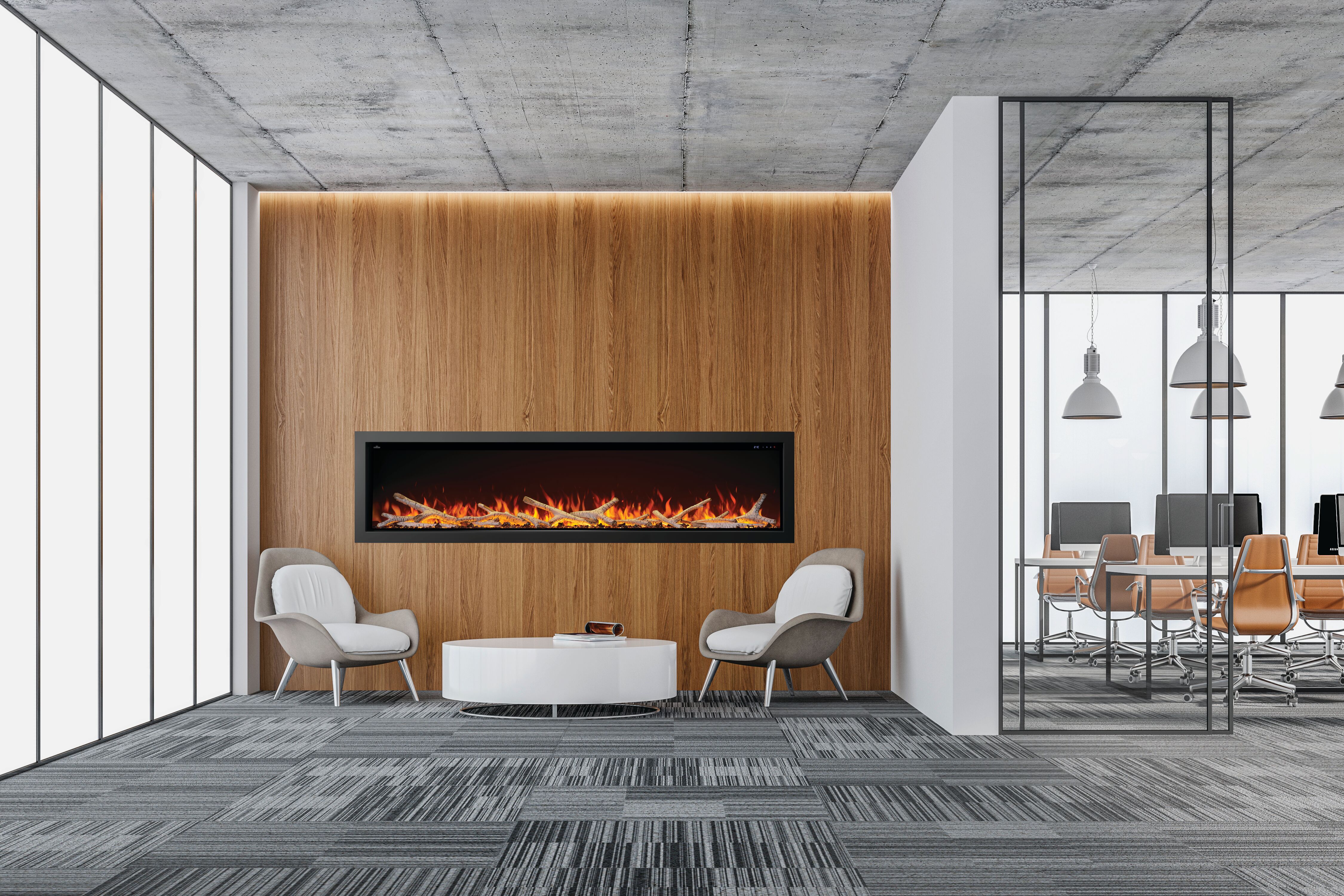 Astound™ 96 Built-In Electric Fireplace - Image 3