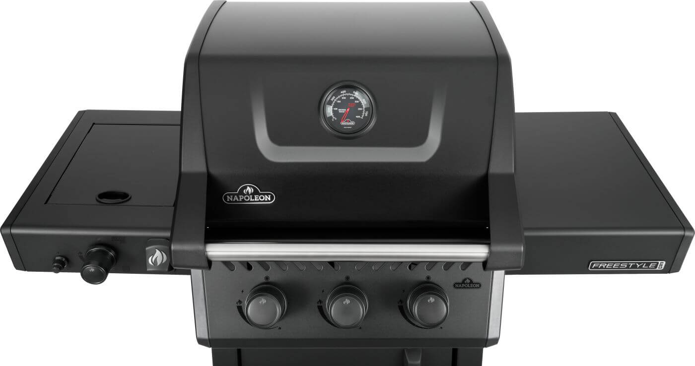 Freestyle™ PRO 365 Natural Gas Grill with Infrared Side Burner, Matte Black - Image 21