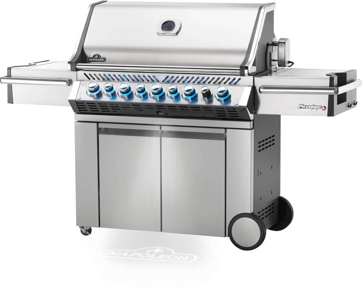 Legacy Prestige® PRO 665 Natural Gas Grill with Infrared Rear and Side Burners, Stainless Steel - Image 5