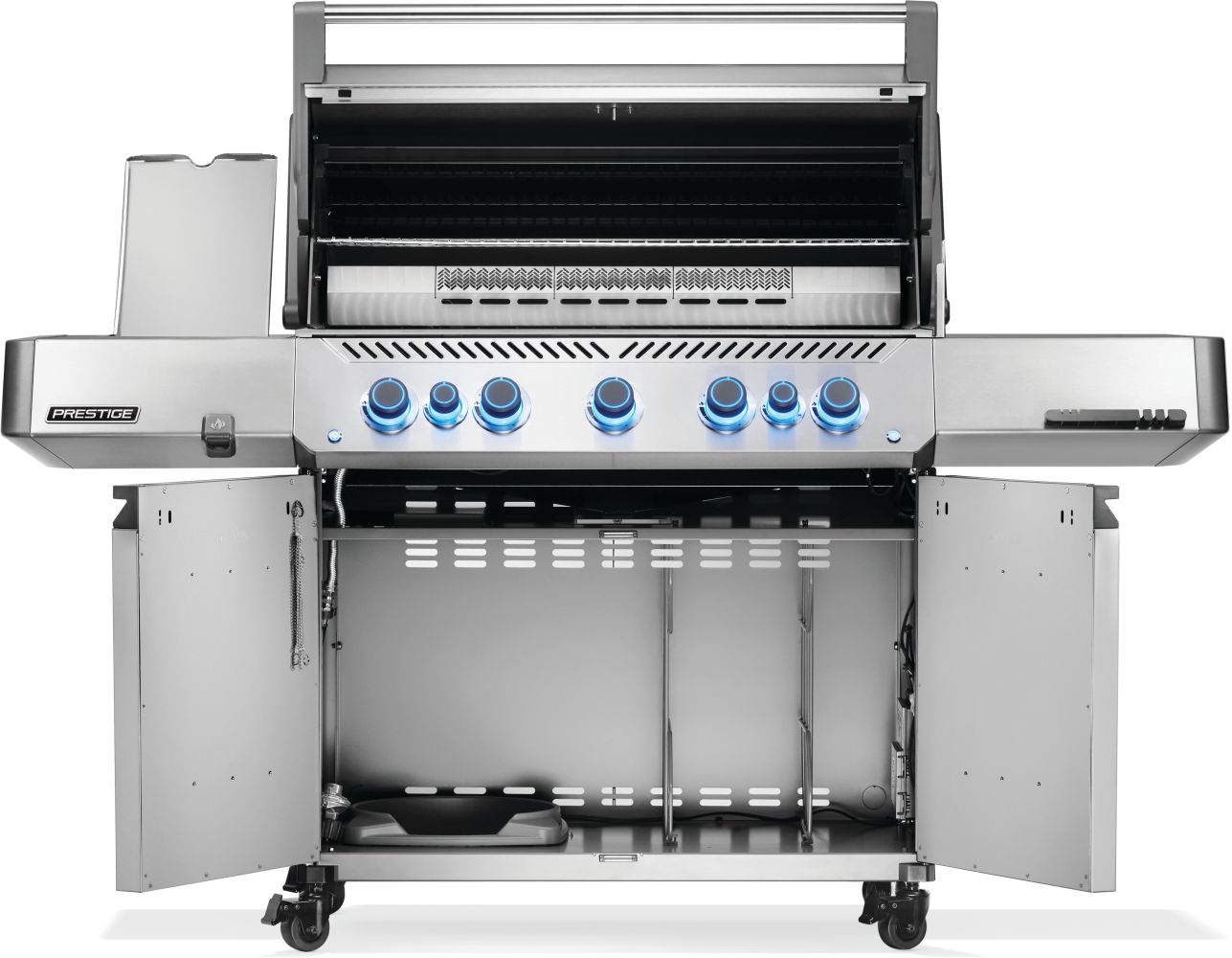 Prestige® 665 Natural Gas Grill with Infrared Side and Rear Burner, Stainless Steel - Image 4