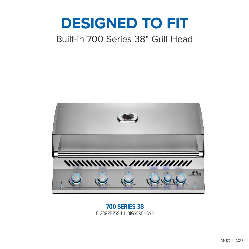 OASIS® 42" x 24" Stainless Steel Countertop for 38" Grill Head - Image 9