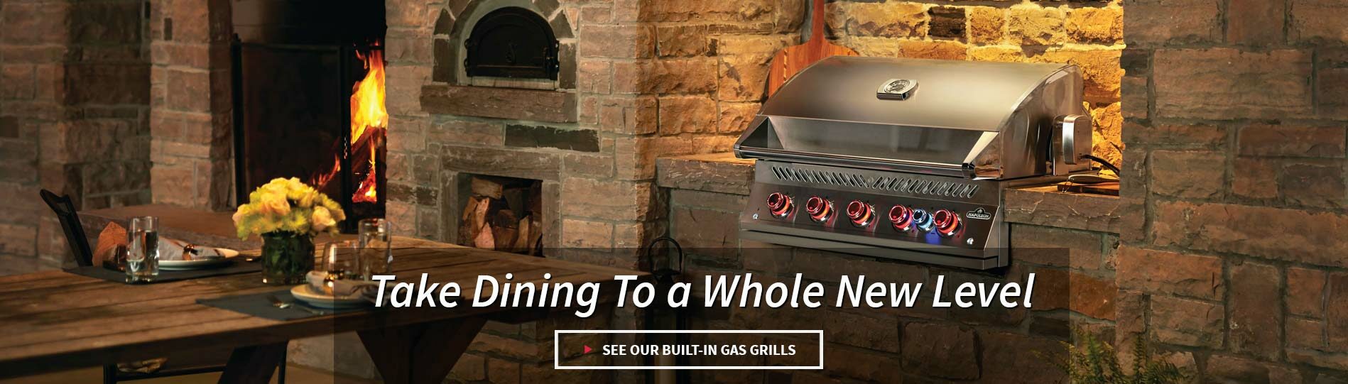 Built In Gas Grills Banner