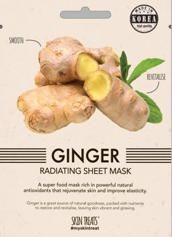 Ginger mask gives a glow