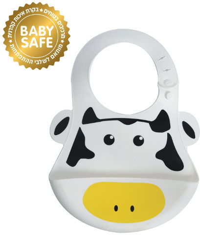 Silicone Cow Bib +6 | Life Baby's